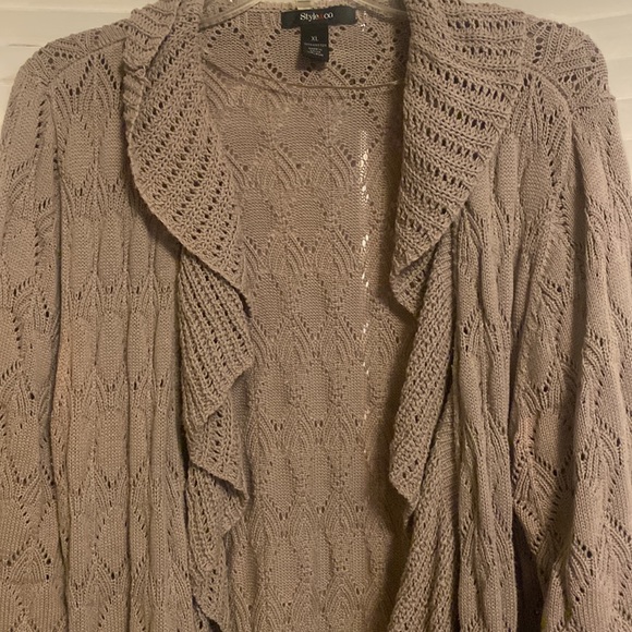 Style & Co. Women's Front Open Cardigan Sweater. Size XL - Picture 3 of 3